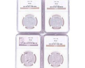 4 - 1964 Kennedy Half Dollars
Estimate
$100
-
$200