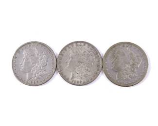 3 Silver Dollars - Circa 1879-1880
Estimate
$100
-
$200