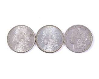 3 Silver Dollars - Circa 1885
Estimate
$200
-
$300
