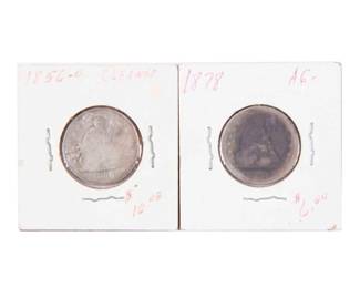 Pair of Seated Liberty Quarters
Estimate
$100
-
$200