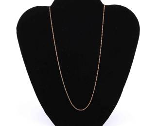 Ladies 14kt YG Necklace
Estimate
$100
-
$200