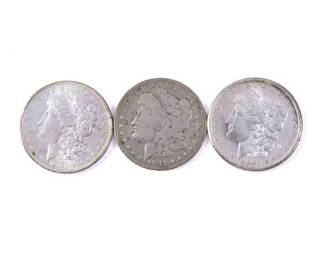 3 Silver Dollars - Circa 1878
Estimate
$300
-
$400