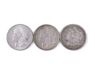 3 Silver Dollars - Circa 1879
Estimate
$200
-
$300