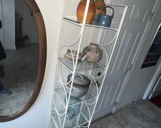 Lovely pots and cute sturdy rack