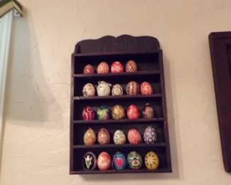 Set of Hand Painted Real Egg Shells