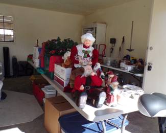 Misc Christmas and More in Garage