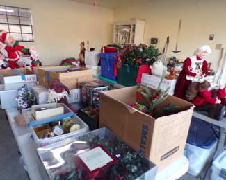 Misc Christmas and More in Garage