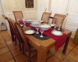 Dining Set in Dining Area off of Family Room