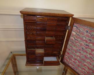 Some of Drawers Opened