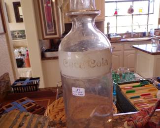 Antique Coca Cola Syrup Bottle