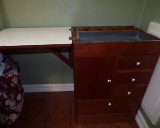 Bedside Table With Top Open