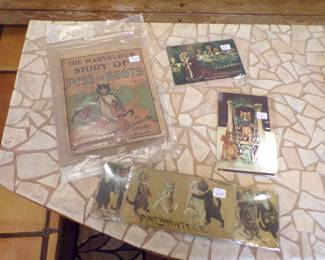 Antique Louis Wain Book and Ephemera