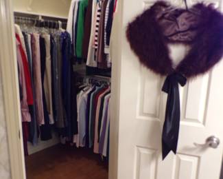 One of Two Master Closets