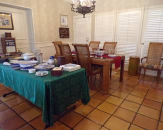 Misc Items in Dining Area Off of Family Room