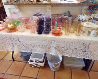 Misc Depression and Carnival Glass and Other Misc