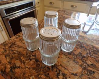 Vintage Hoosier Spice Bottles