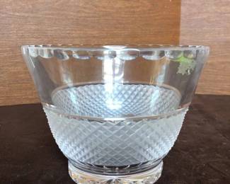 Clear Crystal Diamond Cut Ice Bucket