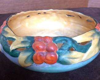 Antique Glazed Pottery Dish or Planter