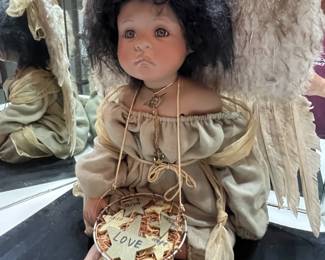 $200 - Excellent Condition                                                
Porcelain Angel Baby Doll
