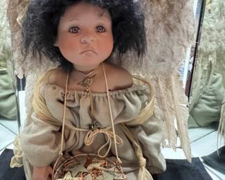 $200 - Excellent Condition                                                
Porcelain Angel Baby Doll