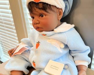 $70 - Excellent Condition. Lee Middleton Doll by Reva Schick (Bunny Dreams) Vinyl Doll w/Original Clothes. 22" Long