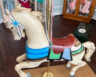 $325 - Great Condition                                                                                                
Carousel Horse on Pole 