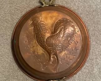 Large quantity of copper items