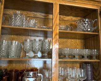 Cape Cod glassware, Fostoria American, Candlewick, others