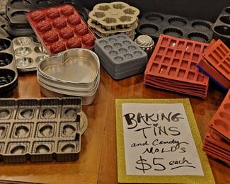 Tins and molds