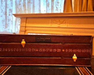 Score board circa 1850