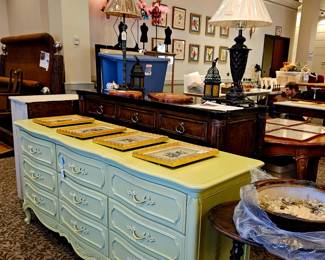 Mcm pale green dresser