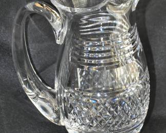 Waterford 7.25" Tall "Castle Town" Vintage Water Pitcher.
