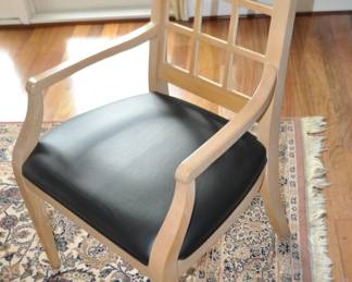 Up Close View of The Great Quality Drexel (Made in USA) Maple Chairs.  