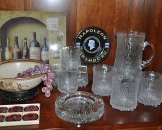 Wonderful Collection of Vintage Iittalia Ultima Thule Barware and More!