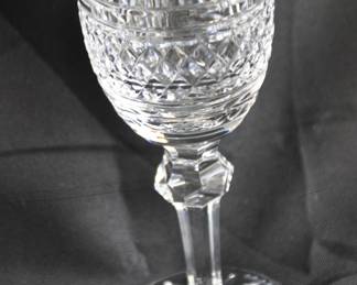 Up  Close View of the Waterford "Castle Town" Pattern.