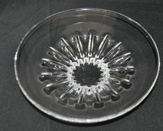 Vintage Steuben Sunflower Bowl Designed by Eric Hilton C. 1986, 