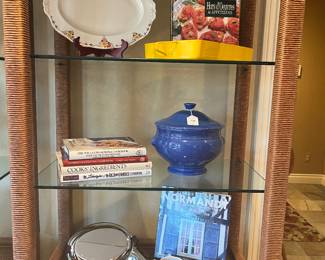 More great serving pieces as well as great cookbooks! 