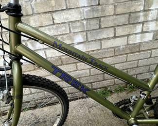 Up Close View of the Ladies 17" Trek Mountain Trek. 