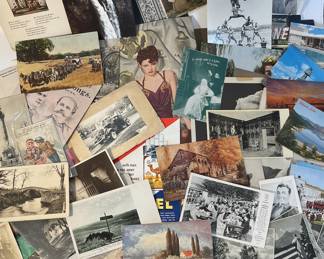 Vintage and early mixed ephemera lot