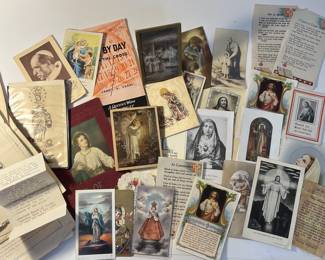 Antique and Vintage Religious Ephemera Lot
