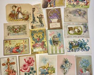 Old vintage/antique Holiday Postcards