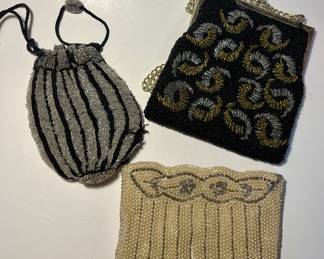 Vintage beaded purses 