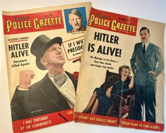 Vintage The National Police Gasette Magazines