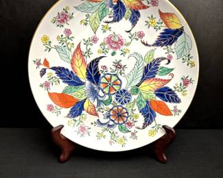 Japanese porcelain decorative plate