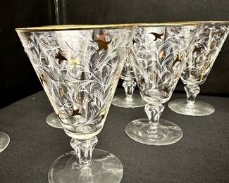 vintage Libbey Royal Fern