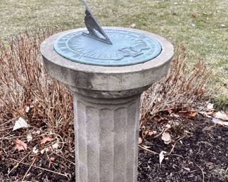 Concrete sundial