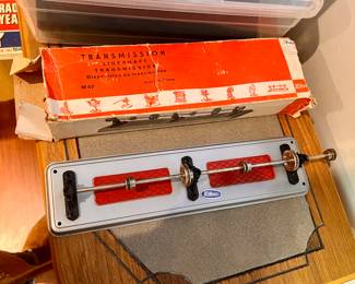 Vtg. Transmission Line shaft w/box