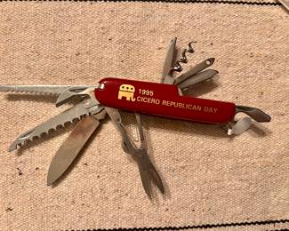 1995 Swiss Army pocket knife - Cicero Republican Day 