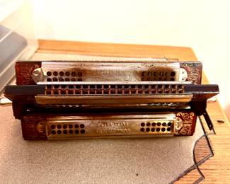 Vtg. Harmonica Matthias Hohner harmonica tremolo - Germany 