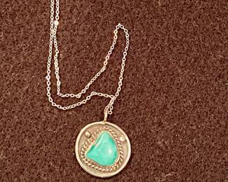 30%off -  Sterling & Turquoise necklace 